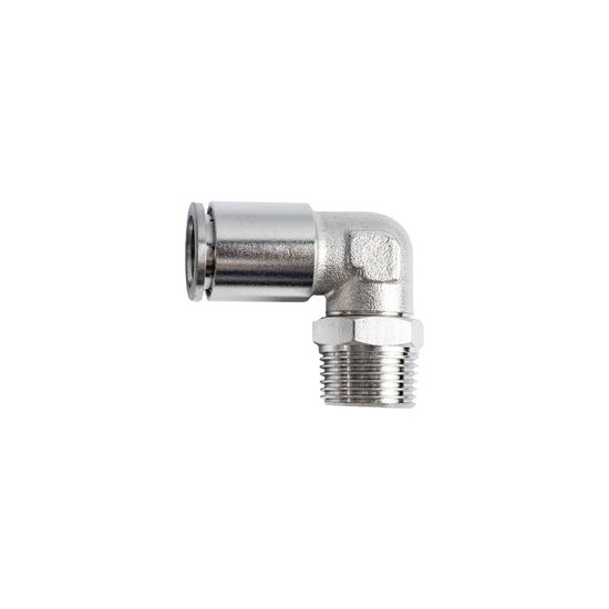 Metal Pu Fitting Elbow 12mm 3/8" M